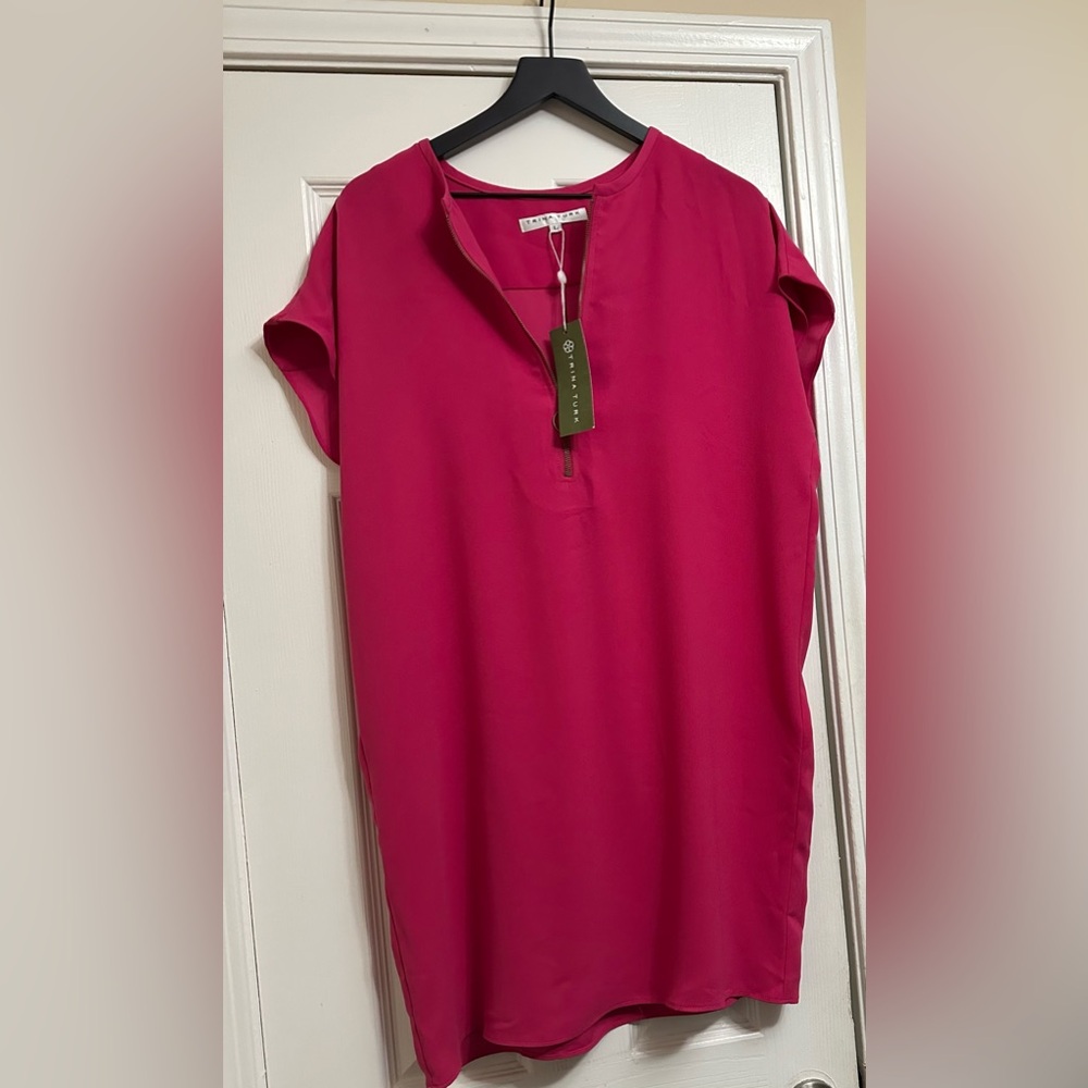 Trina Turk Zipper Placket Dress - Picture 3 of 6